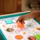 Set de joaca educativ Battat Look & Shine cu lumina, cifre si forme foto
