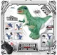 Надувной динозавр Dinoster RC с 2 скоростями, 90 см foto