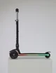 Trotineta cu 3 roti Scooter LED si platforma Adamex Negru foto