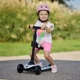 Trotineta 2 in 1 Scooter Lamborghini cu scaun si roti LED, Verde foto