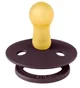 Suzeta rotunda din latex BIBS Colour Plum (0-6 luni) foto