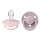 Set 2 suzete rotunde din silicon BIBS De Lux Blossom/Dusky Lilac marime universala foto