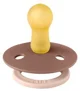 Set 2 suzete rotunde din latex BIBS Studio Colour Blush Woodchuck mix (0-6 luni) foto
