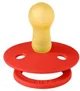 Set 2 suzete rotunde din latex BIBS Studio Colour Polka dot Blossom/Candy Apple (0-6 luni) foto
