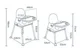 Scaun de masa 4Play E-800 Albastru foto