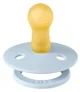 Set 2 suzete rotunde din latex BIBS Studio Colour Polka dot Baby Blue/Steel (6-18 luni) foto