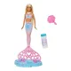 Papusa Barbie Sirena stralucitoare, cu functie de facut baloane de sapun foto