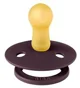 Set 2 suzete rotunde din latex BIBS Colour Petal/Plum (0-6 luni) foto