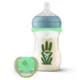 Набор пластиковая бутылочка Philips Avent Natural Response антиколиковая + пустышка Ultra Air Night foto