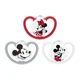 Ортодонтическая силиконовая пустышка NUK Mickey (6-18 мес.) foto