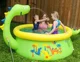 Piscina cu fantana SunClub Dinosaur 3D Spray foto
