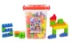 Set de constructie Play Toys Galeata cu blocuri, 133 el. foto