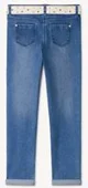 Orchestra Blugi skinny cu centura Dark Blue foto