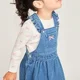 Orchestra Rochita salopeta din denim cu fundita foto