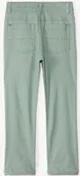 Orchestra Pantaloni slim fit drepti din twill Green foto