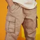 Orchestra Pantaloni cargo din bumbac Beige foto