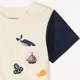 Orchestra Tricou Ecru Whale foto