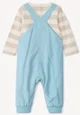 Orchestra Set 2 piese Blue - bluza cu maneca lunga si salopeta lunga foto