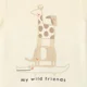 Orchestra Set 2 piese Giraffe - tricou si pantaloni scurti foto