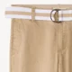 Orchestra Pantaloni drepti din panza cu curea Beige foto