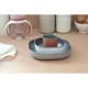 Set de masa din otel inoxidabil Beaba Terracotta, 4 piese foto