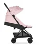 Carucior de plimbare Cybex Coya Matt Black Simply Flowers Pink foto