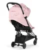 Carucior de plimbare Cybex Coya Matt Black Simply Flowers Pink foto