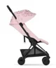 Carucior de plimbare Cybex Coya Matt Black Simply Flowers Pink foto