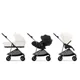Carucior Cybex Melio Canvas White Light Beige foto