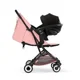 Carucior Cybex Orfeo Matt Black Candy Pink foto