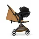Carucior Cybex Orfeo Matt Black Cinnamon Yellow foto