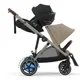 Carucior dublu Cybex e-Gazelle S TPE Almond Beige foto