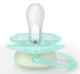 Suzete ortodontice de noapte Philips AVENT Ultra Soft Albastru-verde (0-6 luni), 2 buc. foto