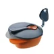 Набор мисок с крышкой и ложечкой Tommee Tippee, Серо-оранжевый (6+ мес.) foto