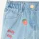 Orchestra Pantaloni scurti din denim cu imprimeu Fruits foto