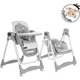Scaun de masa pliabili 2 in 1 Moni Fuji cu balansare, Grey foto