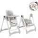 Scaun de masa pliabil 2 in 1 cu balansare Moni Fuji Beige foto