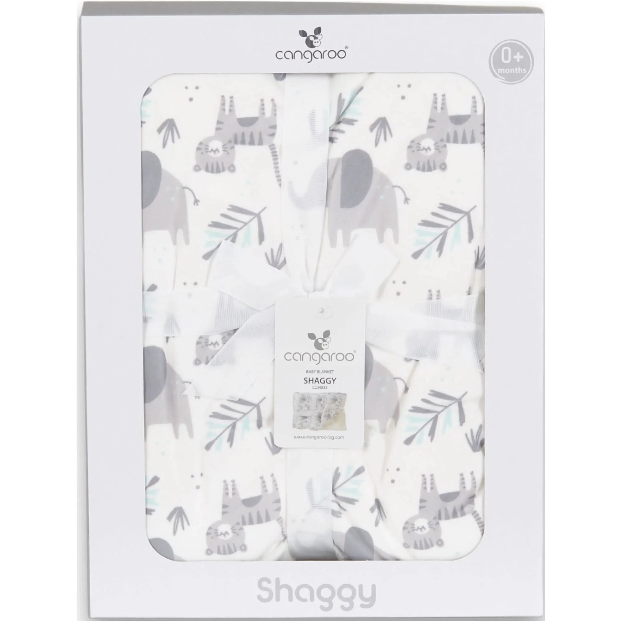 Детский плед Moni Shaggy Grey, 105x75 см foto