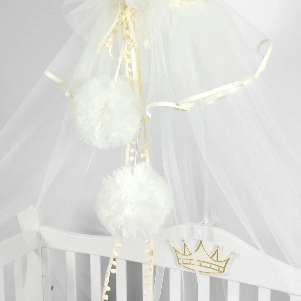 Балдахин PernaMea Premium Pompom Ivory foto