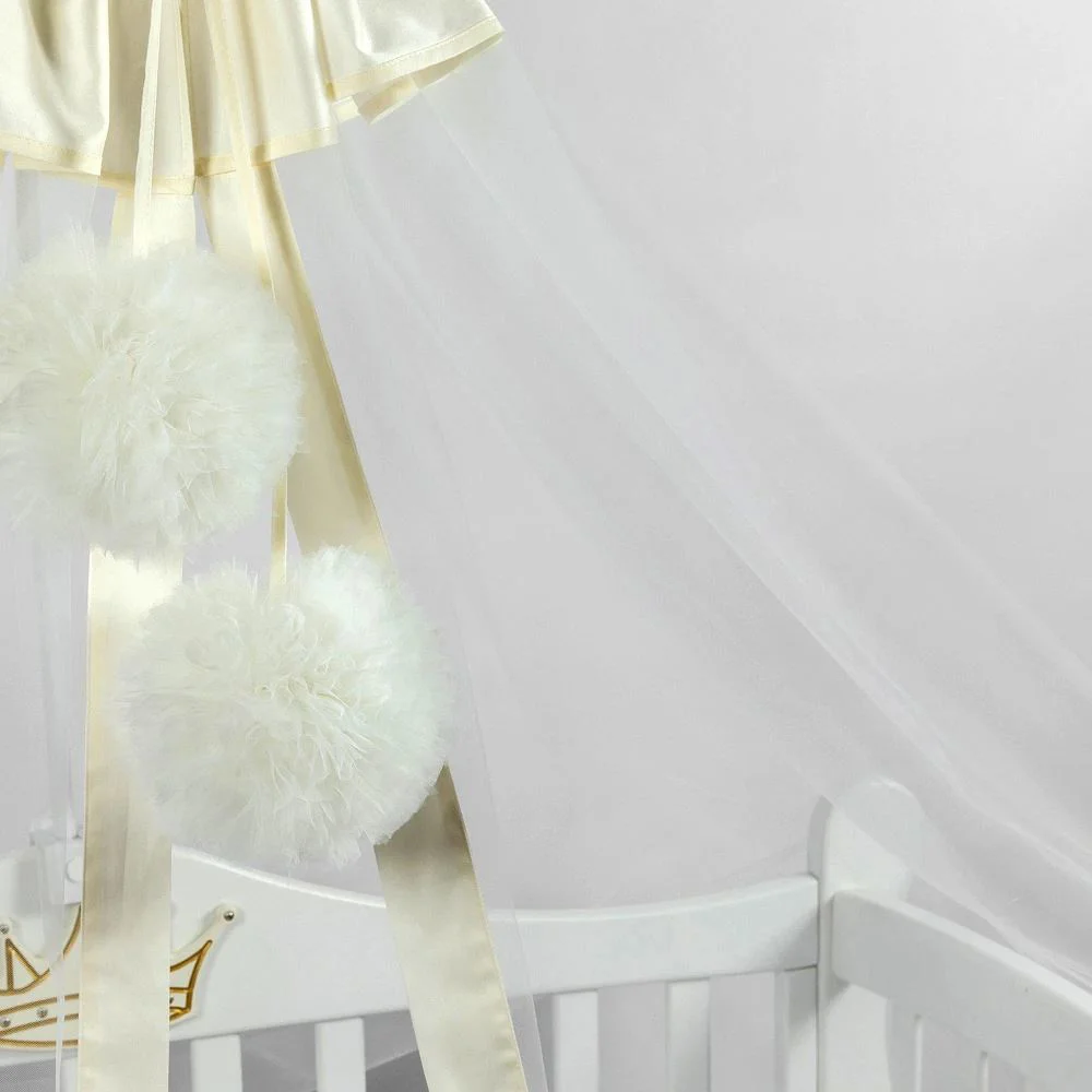Балдахин PernaMea Premium Pompom с манжетой Ivory foto