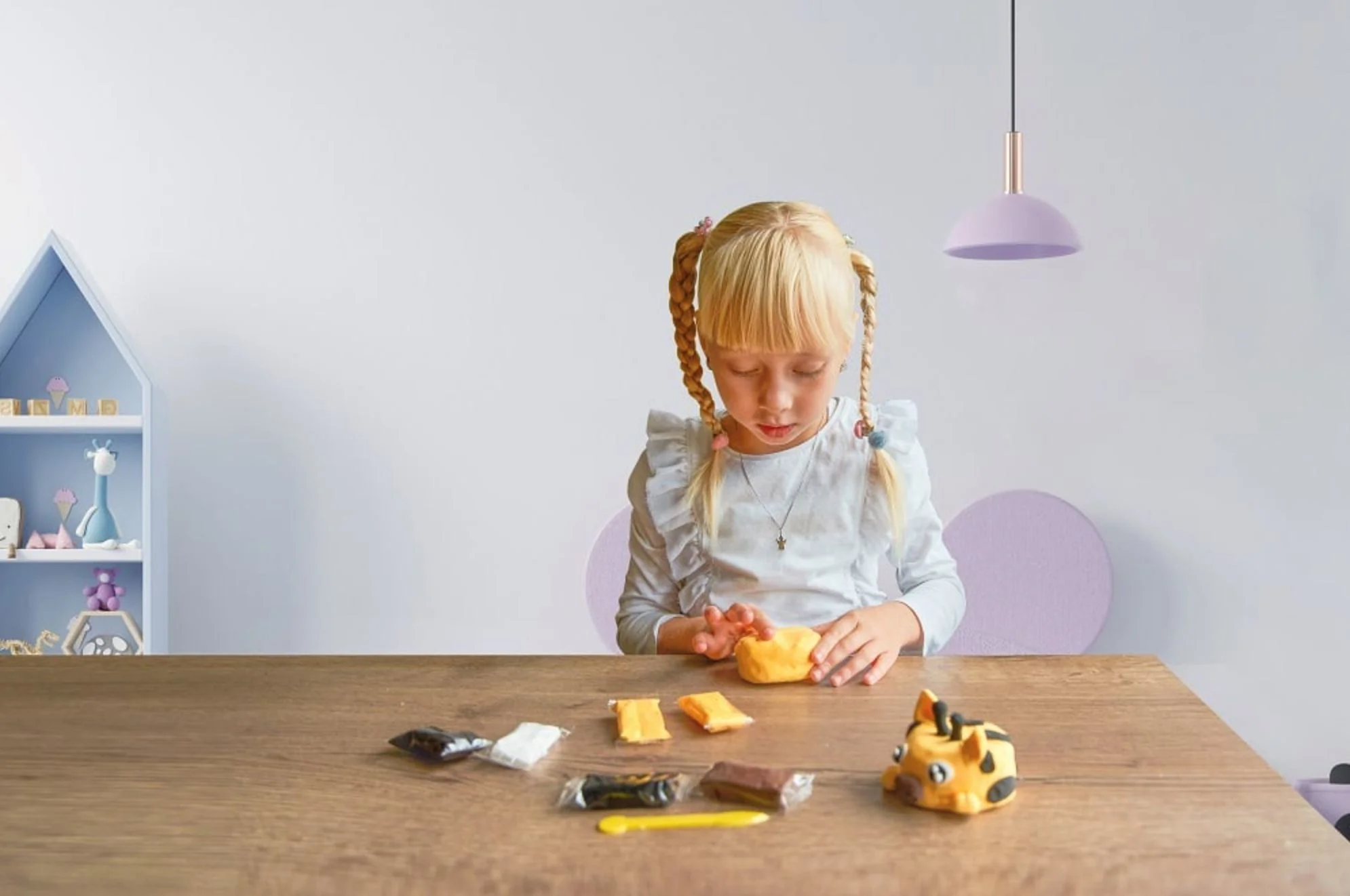 Набор для лепки Okto Squishy Жираф foto