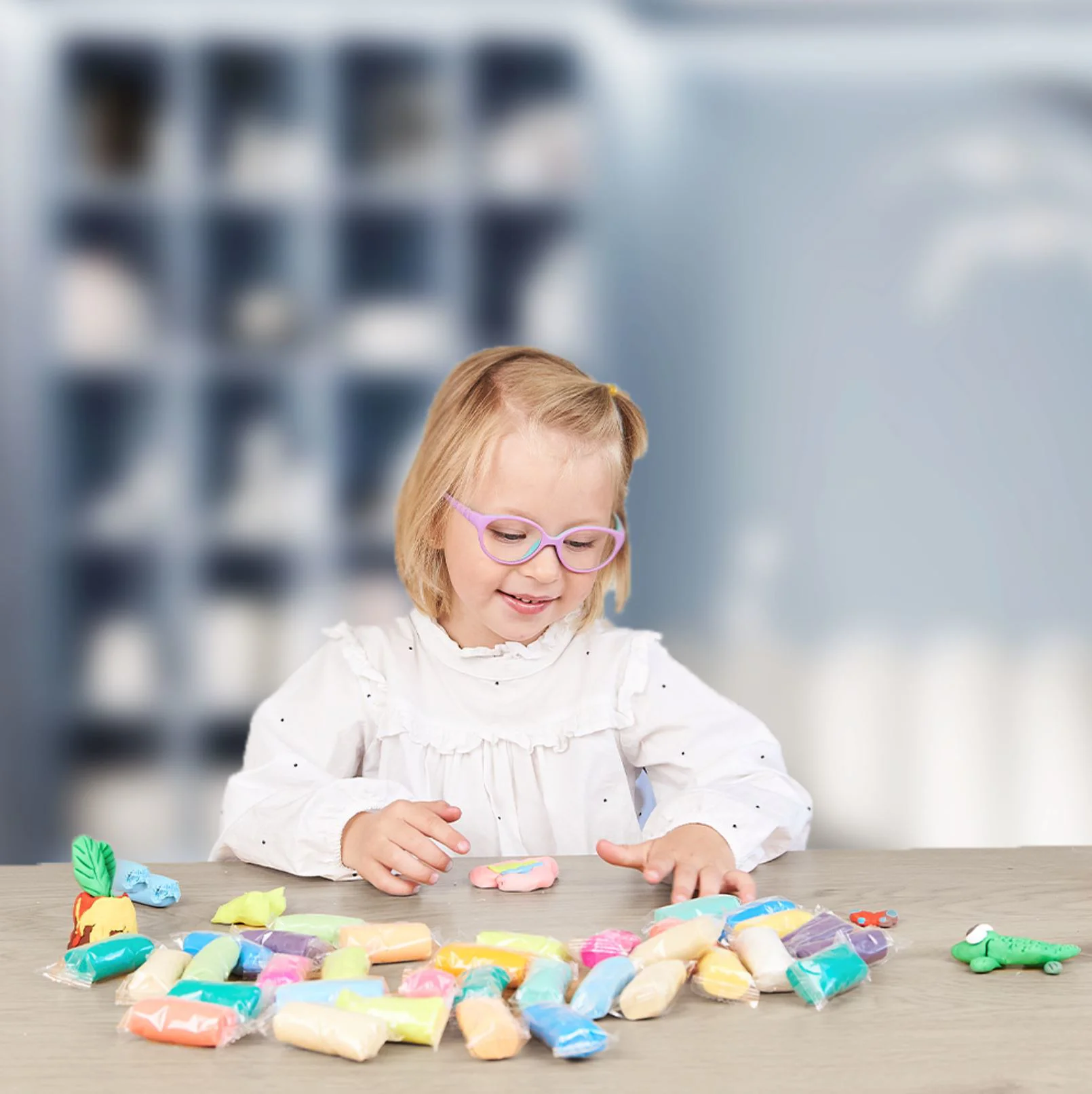 Набор воздушной глины Color Dough, 24 шт. foto