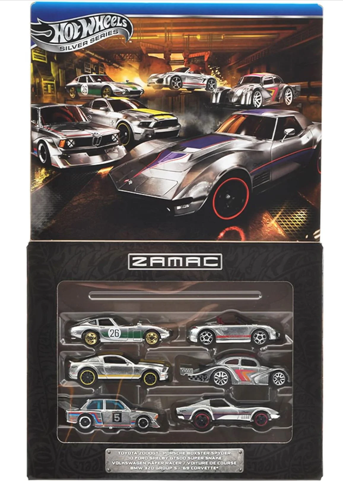 Set de joaca Hot Wheels Silver Series Zamac 1:64, in sortiment foto