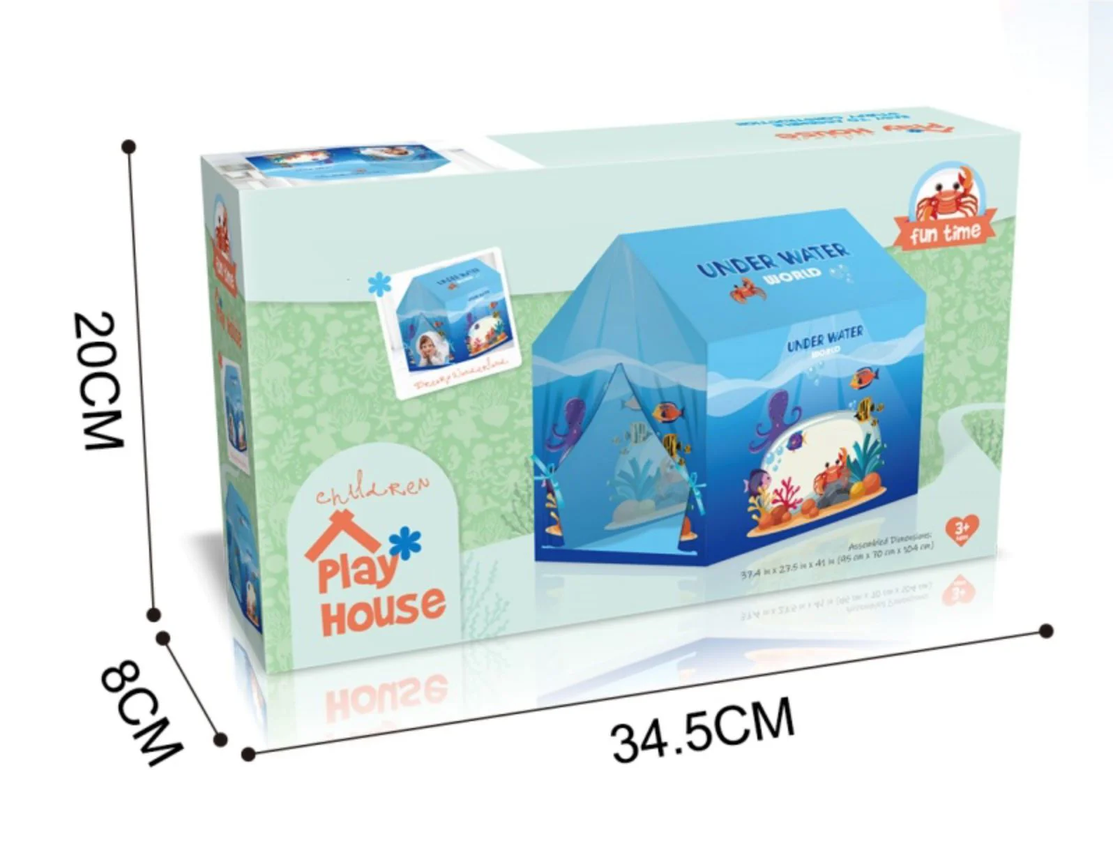 Cort de joaca Play House Lumea Subacvatica foto