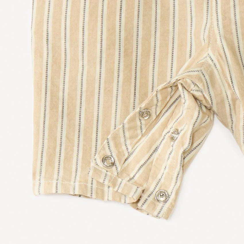 Orchestra Salopeta scurta Beige Stripe foto