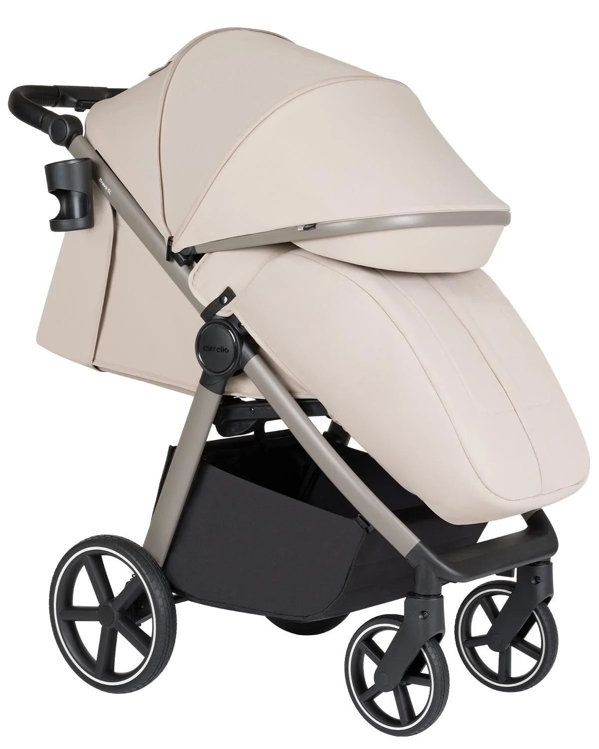 Carucior de plimbare Carrello Bravo SL Deluxe Shale Beige foto