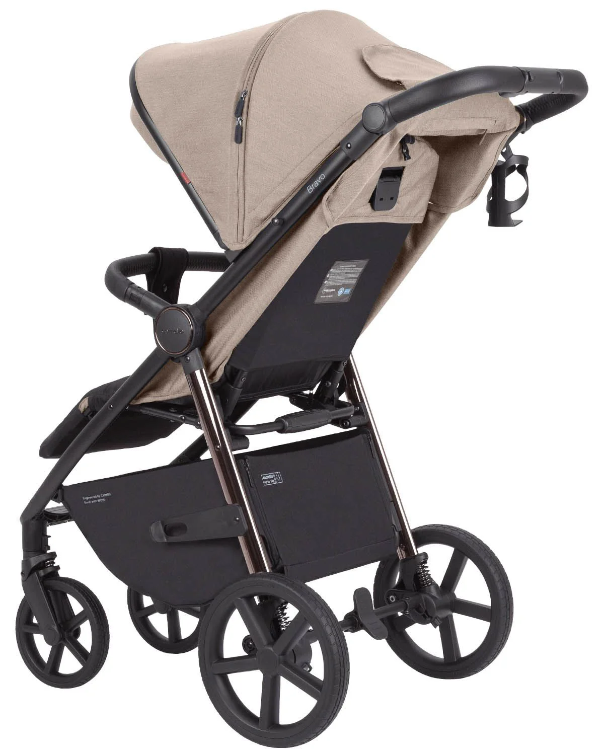 Прогулочная складная коляска Carrello Bravo Plus 2026 Ivory Beige foto