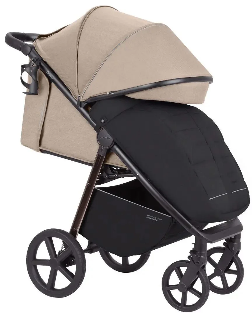 Прогулочная складная коляска Carrello Bravo Plus 2026 Ivory Beige foto
