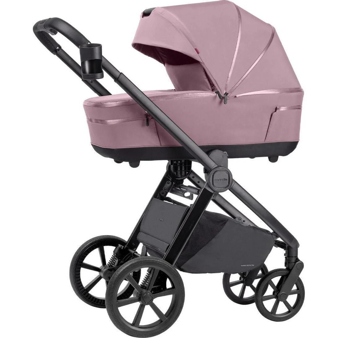 Коляска 2 в 1 Carrello Omega Plus Galaxy Pink foto