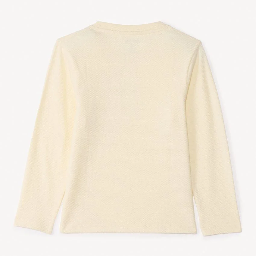 Orchestra Tricou cu maneca lunga Beige foto